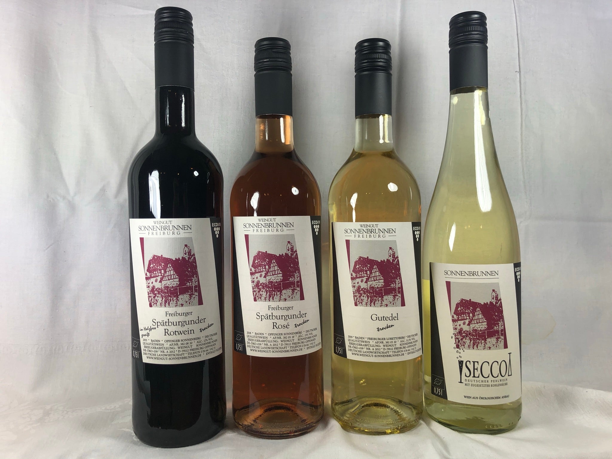 Freiburger Weinprobe mit 4 Weinen Paket B