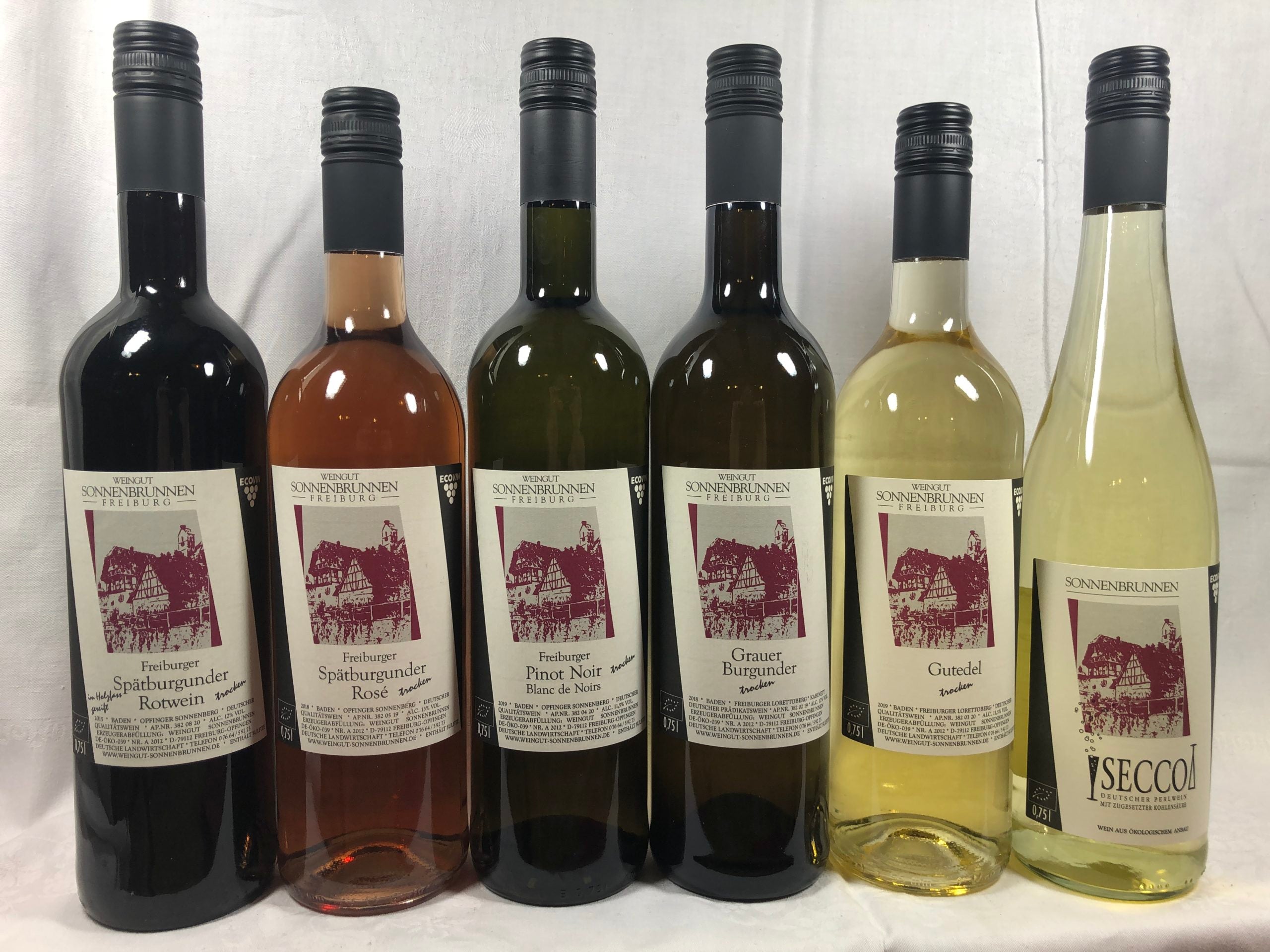 Freiburger Weinprobe mit 6 Weinen Paket C